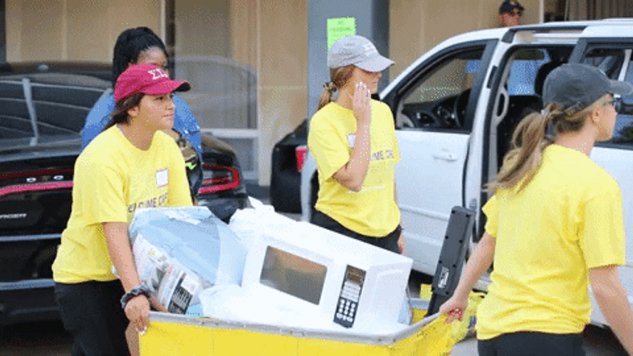 Moving Day College Girls Western Illinois University GIF