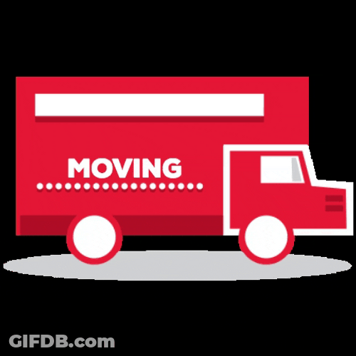 Moving Day Immobilizer Red Truck GIF