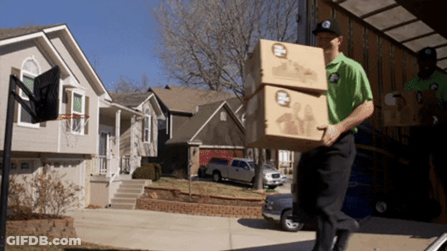 Moving Day Kansas City Packing Boxes GIF