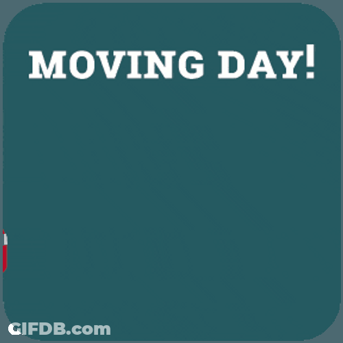 Moving Day Moving Truck With Things GIF