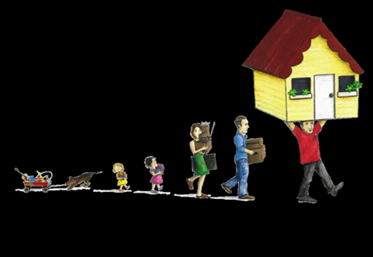 Moving Day Northstar Family GIF