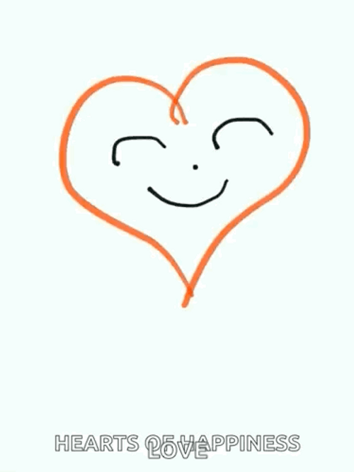 Moving Hearts Of Happiness GIF