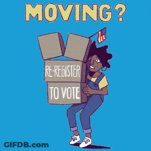 Moving National Voter Registration Day GIF