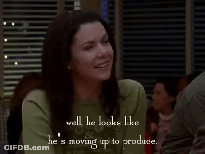 Moving On Up Lauren Graham Gilmore Girls GIF