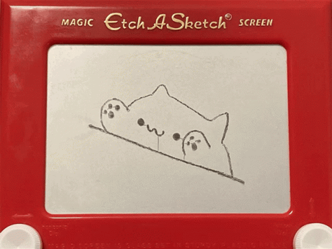Moving Sketch Of A Cat GIF