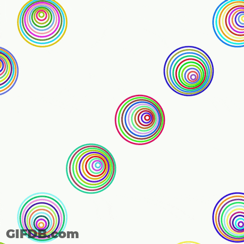 Moving Spiral Colorful Optical Illusion GIF