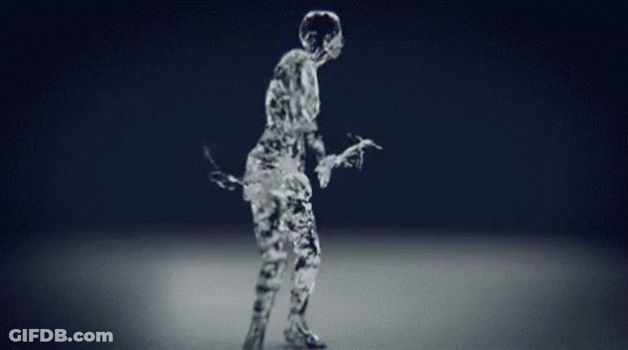 Moving Water Dancing GIF