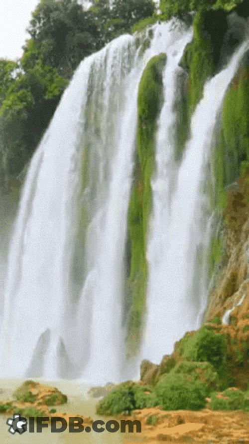 Moving Water Falls GIF