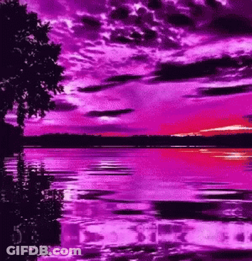 Moving Water Purple Ambiance GIF
