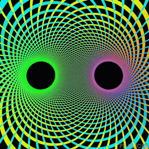 Moving Weaving Formation Optical Illusion GIF