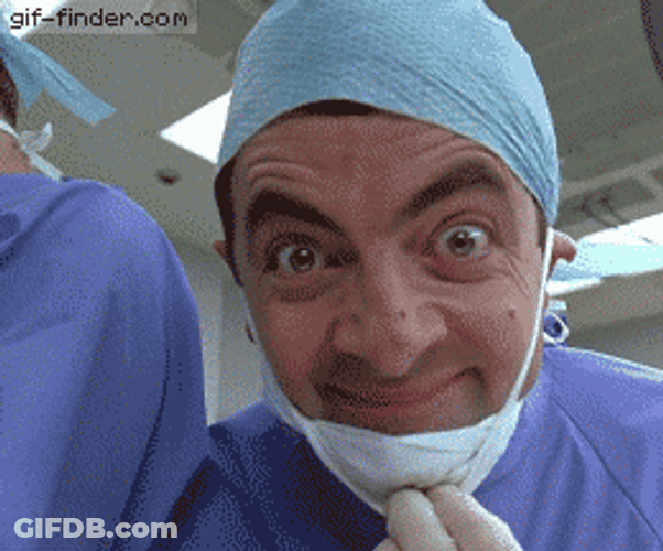 Mr. Bean As Doctor GIF