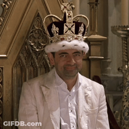 Mr. Bean Crown GIF