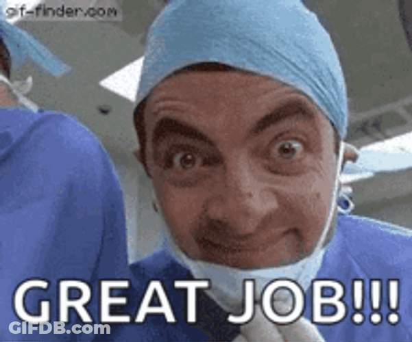 Mr. Bean Doctor Hospital Great Work GIF
