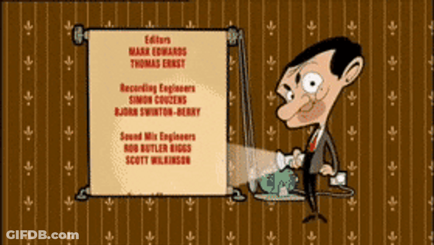 Mr. Bean Ending GIF