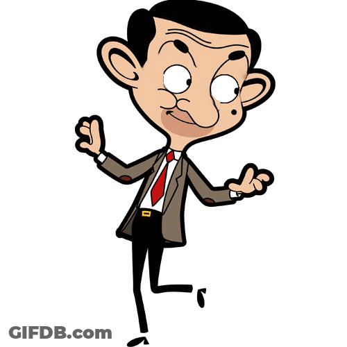 Mr. Bean Hello GIF