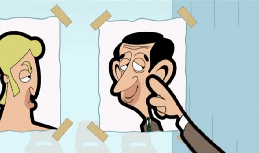 Mr. Bean Look Alike GIF