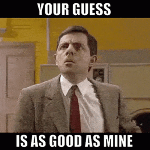 Mr Bean No Idea GIF
