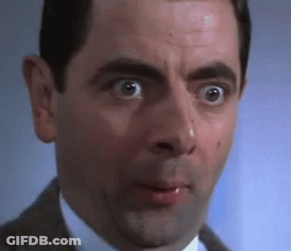 Mr Bean Oooh Shocking Reaction He Saw Teddy GIF