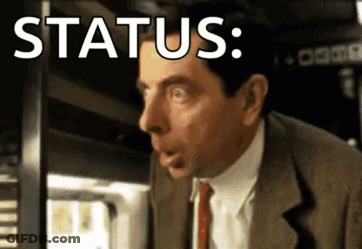 Mr. Bean Pass Out Status GIF
