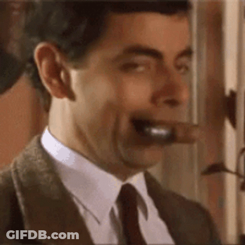 Mr. Bean Sausage GIF