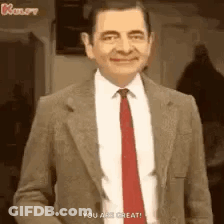 Mr Bean Saying You Are Great GIF