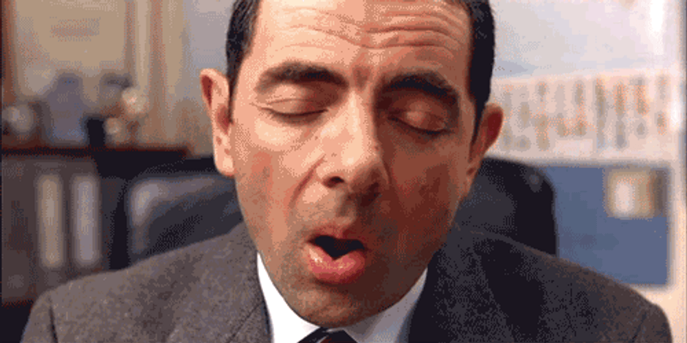 Mr Bean Sleepy Dream GIF