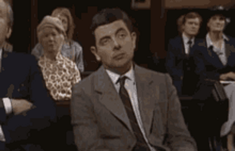 Mr. Bean Sleepy GIF