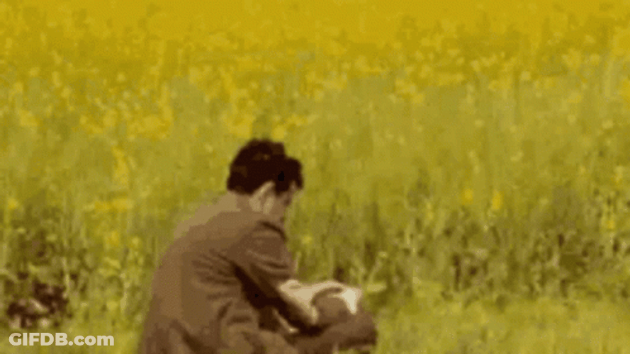 Mr Bean Waiting For Bus GIF