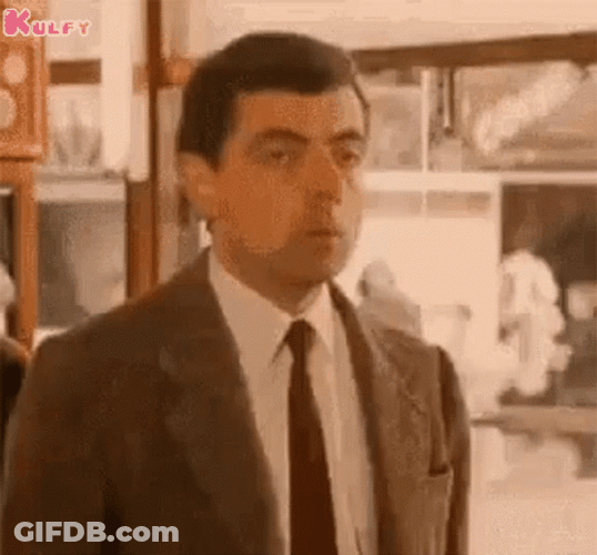 Mr Bean Waiting GIF