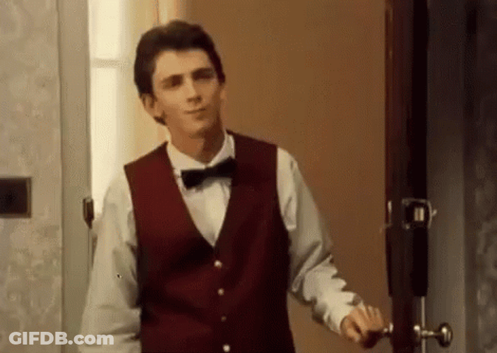 Mr Bean Waiting In Room 426 GIF