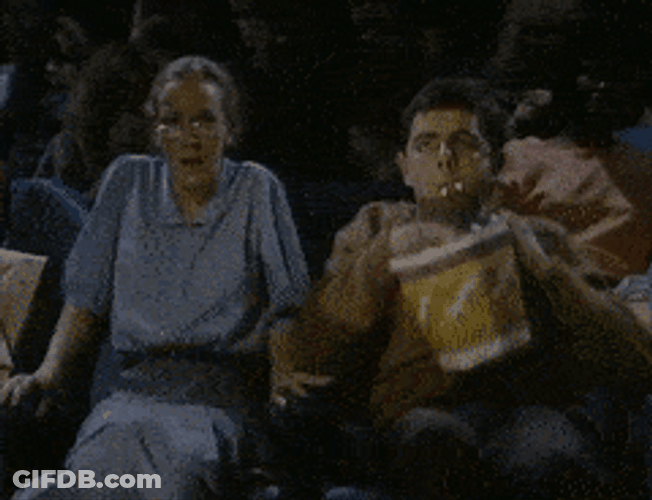 Mr. Bean With Irma GIF