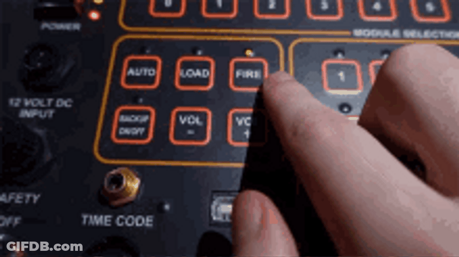 Mr. Beast Press Fire Easy Button GIF