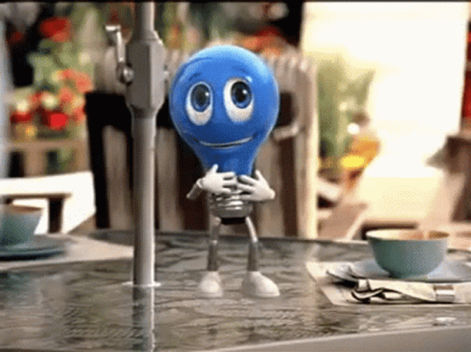 Mr Blue Light Led Light GIF