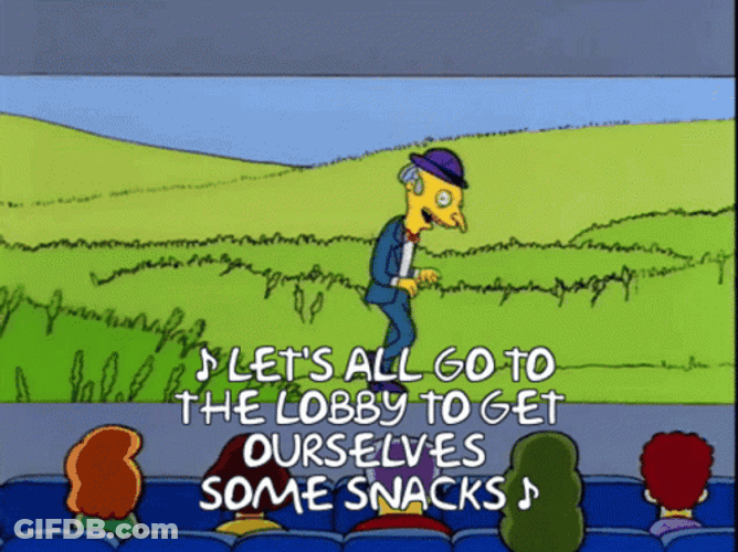 Mr Burns Bar Snacks Stage Performance GIF