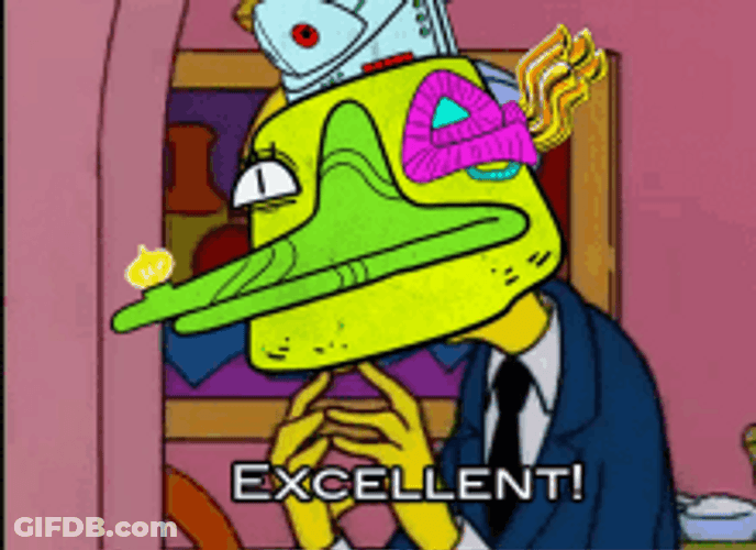 Mr. Burns Excellent Ugly Face Look GIF
