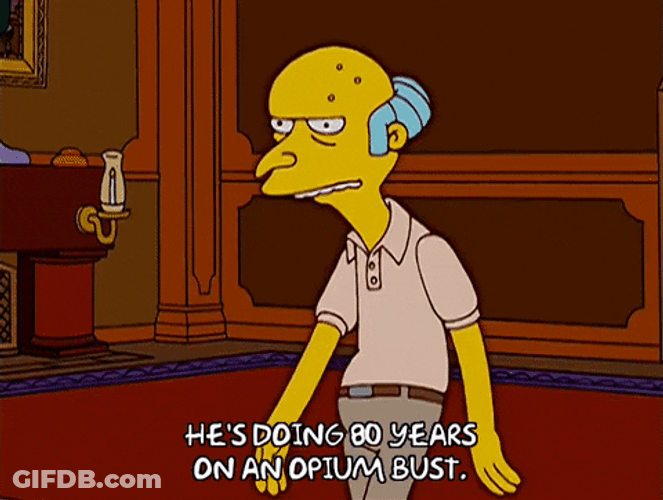 Mr Burns Hands On Hips The Simpsons GIF