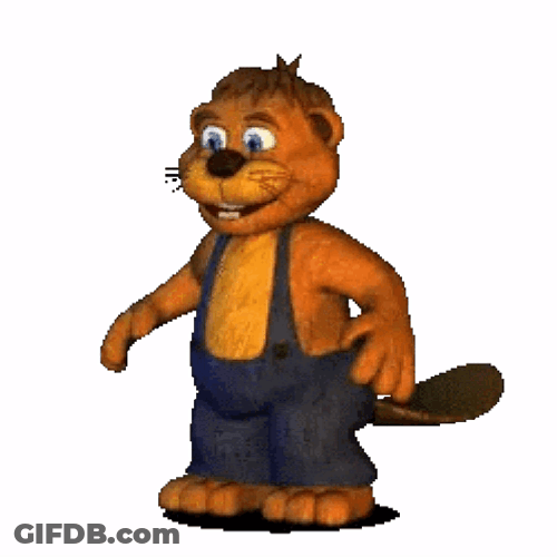 Mr. Chipper FNAF World GIF