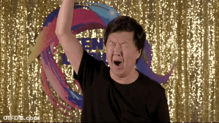 Mr Chow Ken Jeong Just Woke Up GIF