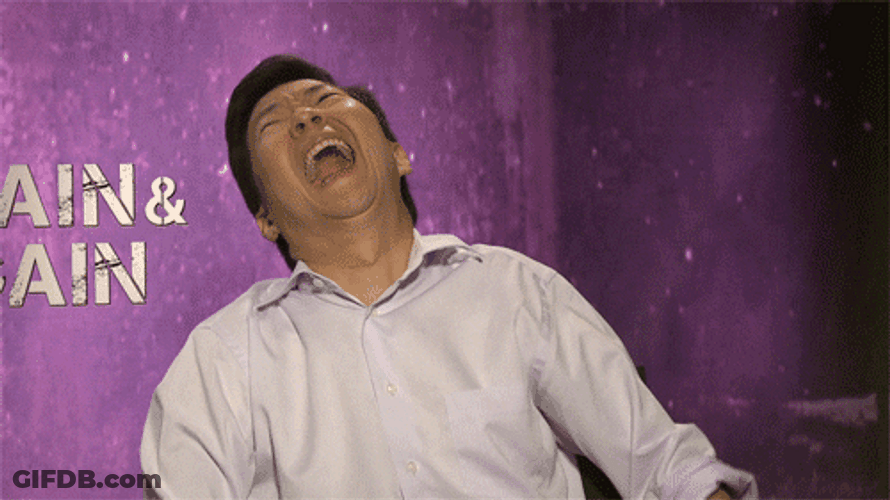 Mr Chow Ken Jeong Laughing So Hard GIF