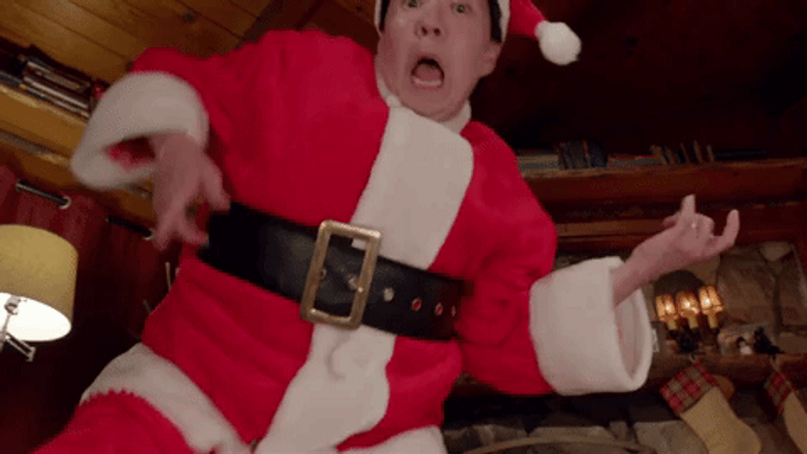 Mr Chow Ken Jeong Santa Costume GIF