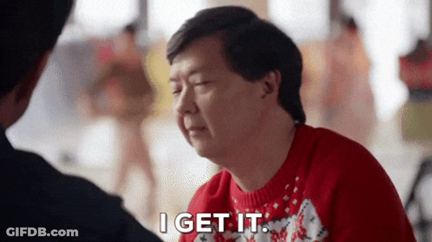Mr Chow Ken Jeong Whisper I Get It GIF
