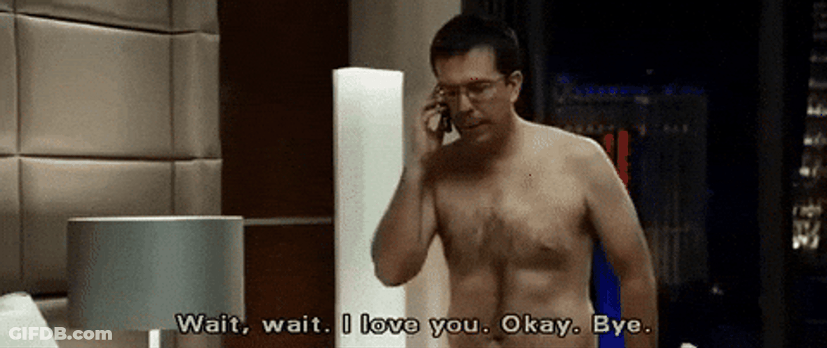 Mr Chow Wait I Love You Okay Bye GIF