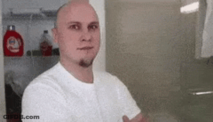 Mr Clean Head Nod Meme GIF