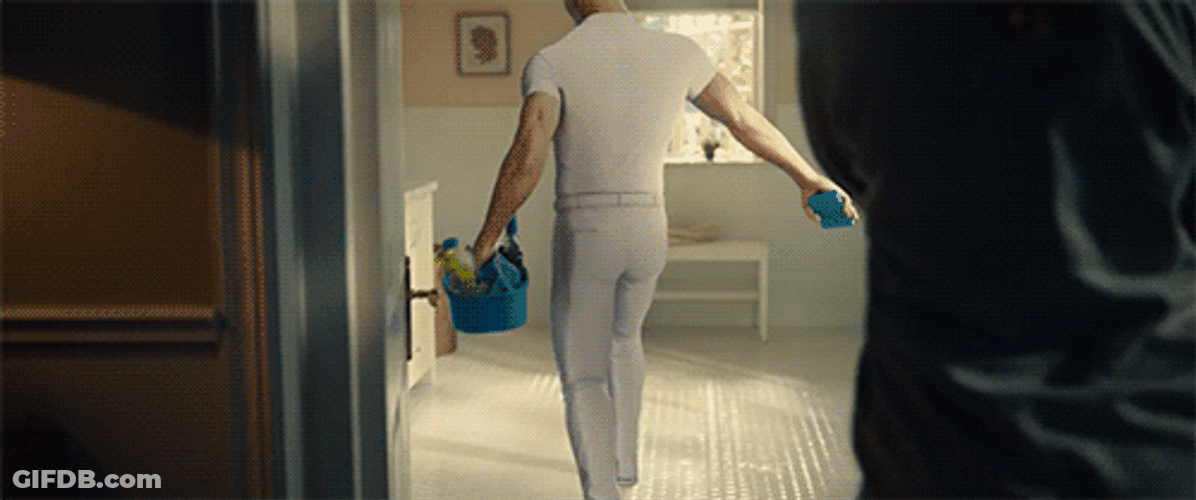 Mr Clean Smooth Slide GIF