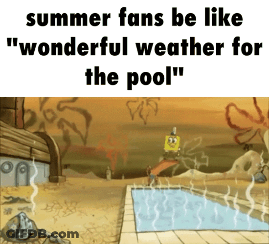 Mr Crab Too Hot Summer GIF