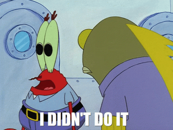 Mr. Crab You Didn't Have To Cut Me Off Meme GIF