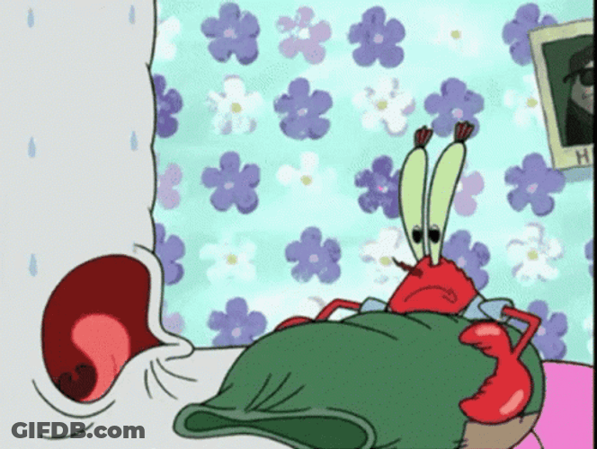 Mr Crabs Blown By Spout GIF