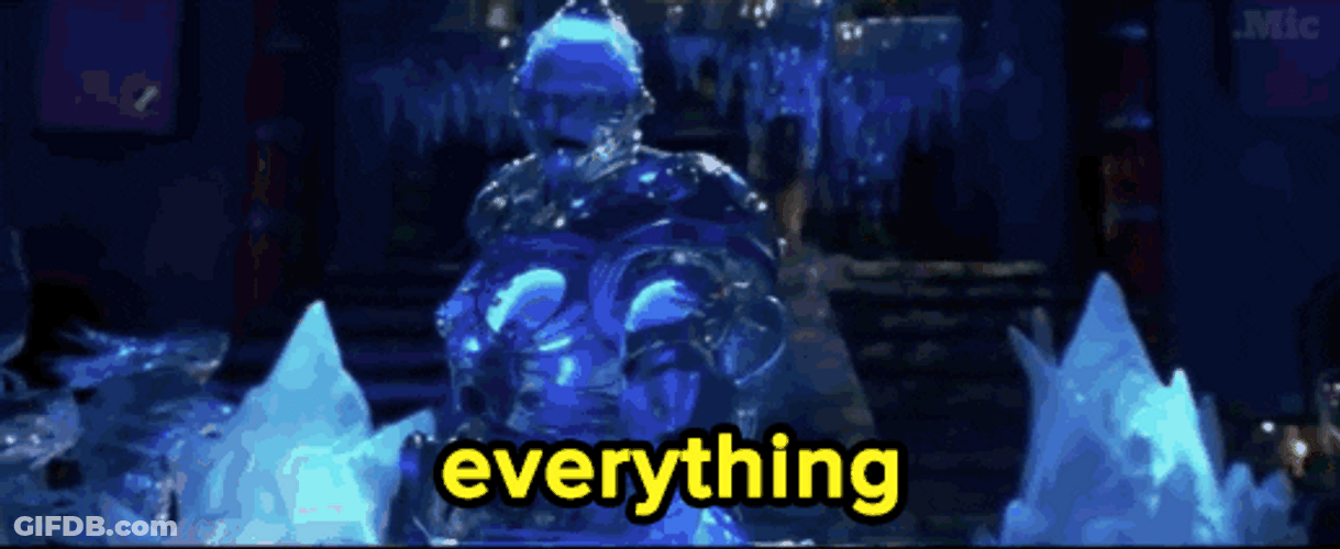 Mr Freeze Victor Fries Freezing Everything GIF