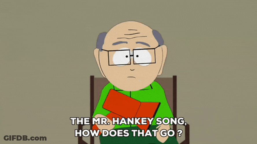 Mr Garrison On Mr Hankey Song GIF
