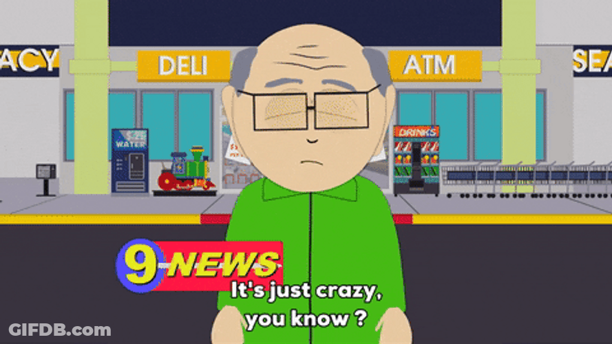 Mr Garrison On South Park News Channel GIF